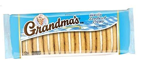Vanilla Sandwich Creme Cookies, 3.03 Ounce (Pack of 18) - Perfect for Snacking, Lunchboxes & Office Treats