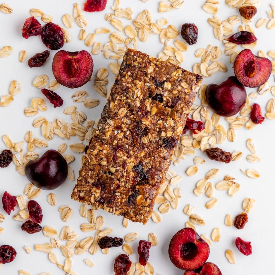 Organic Vegan Protein Bars - 12 Pack, Healthy Snacks for Gym & Travel