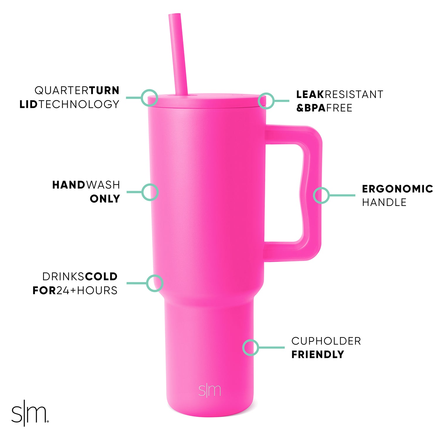 Premium Trek Tumbler 19oz - Insulated Stainless Steel Water Bottle for Hiking, Camping & Outdoor Adventures - Leakproof & BPA-Free