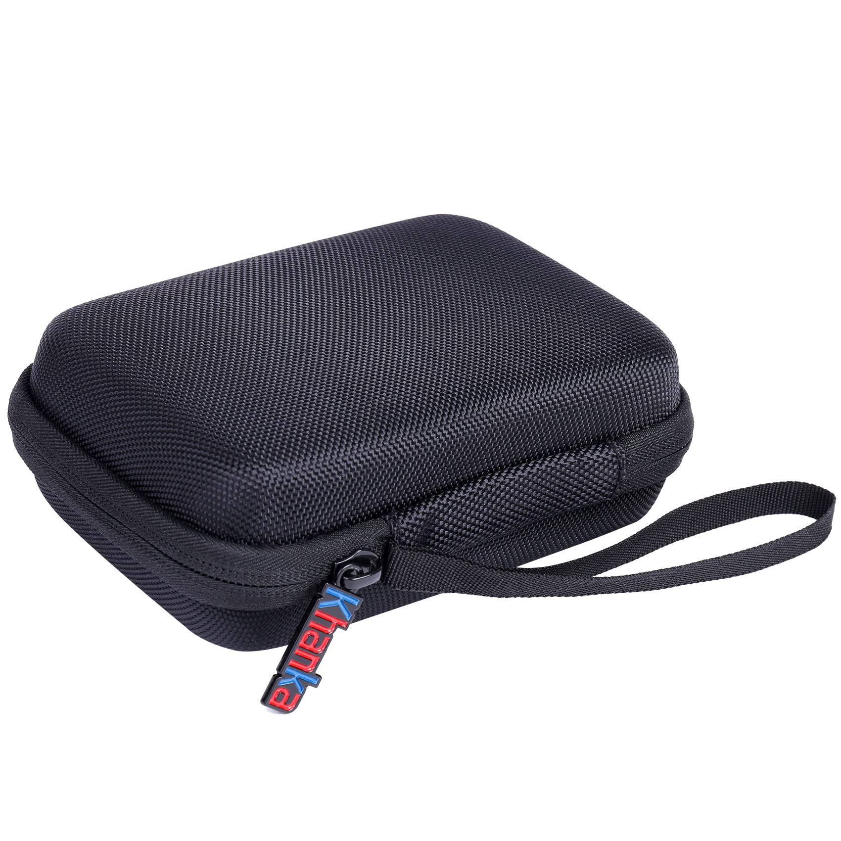 Khanka Hard Storage Case for MUNBYN & NiiMbot D11 Bluetooth Label Printers - Protective Travel Case for Wireless Label Maker Machine (Black) - Perfect for Office, Warehouse & Home Organization
