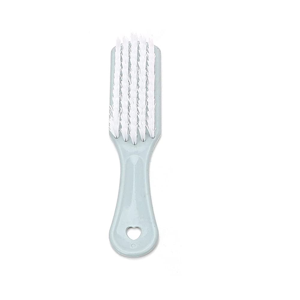 Sturdy Plastic Bristle Shoe Cleaning Brush for Sneakers & Boots - Multi-Purpose Household & Laundry Cleaning Tool (Blue) - Perfect for Deep Cleaning Shoes, Sports Gear & Home Surfaces