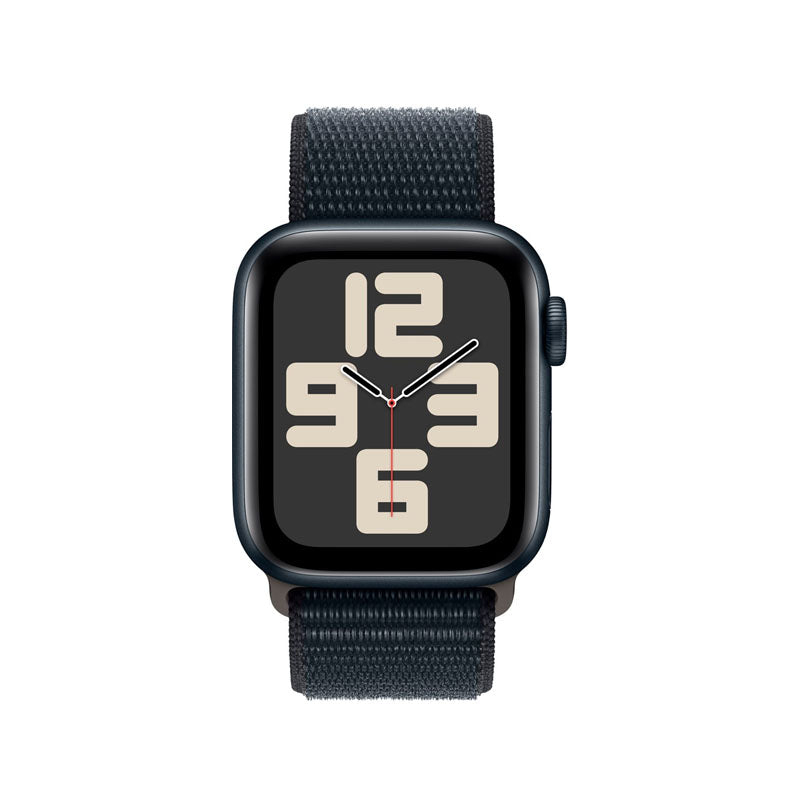 Apple Watch SE 2nd Generation (GPS) 40mm Midnight Aluminum Case with Midnight Sport Loop Band - Adjustable for Fitness, Running & Daily Wear