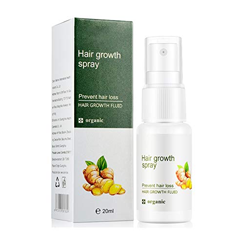 Ofanyia Ginger Hair Growth Spray for Men & Women - Natural Anti Hair Loss Treatment with Essential Oils | Promotes Thicker Hair & Scalp Health | Ideal for Daily Hair Care, Styling & Revitalizing Damaged Hair