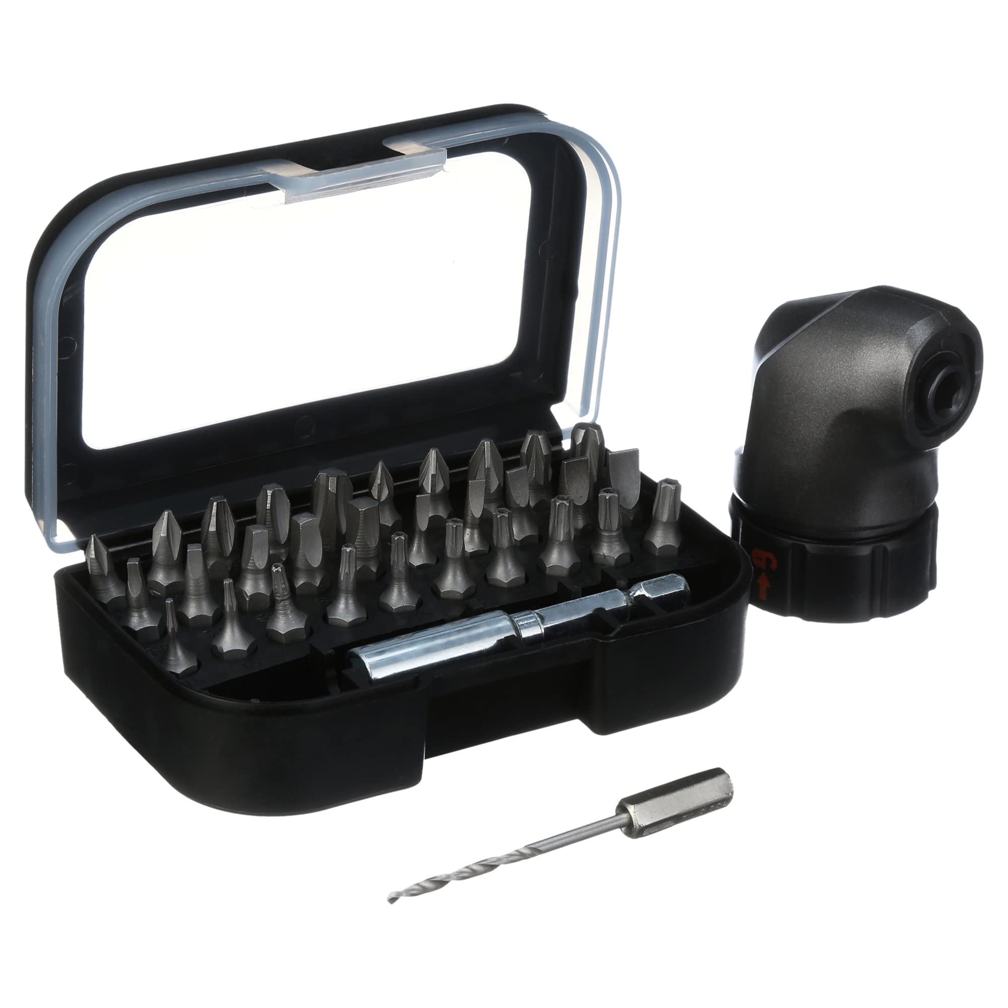 3.6V Cordless Screwdriver with 4N.M Torque & LED Light - Includes 31pcs Driver Bits (SDP51DC) - Perfect for Home DIY, Furniture Assembly, and Electronics Repair