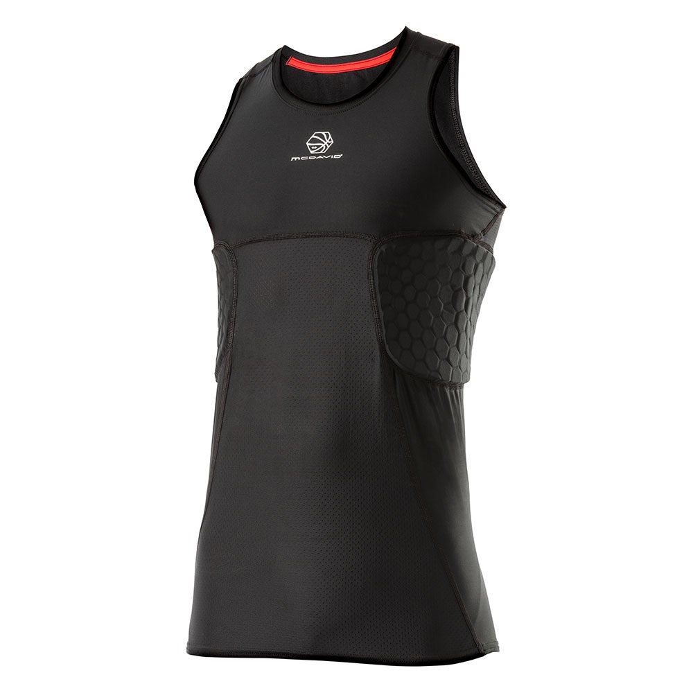 HEX® Basketball Tank Top with 3-Pad Protection - Breathable & Lightweight for Men & Women - Perfect for Training, Games & Outdoor Sports