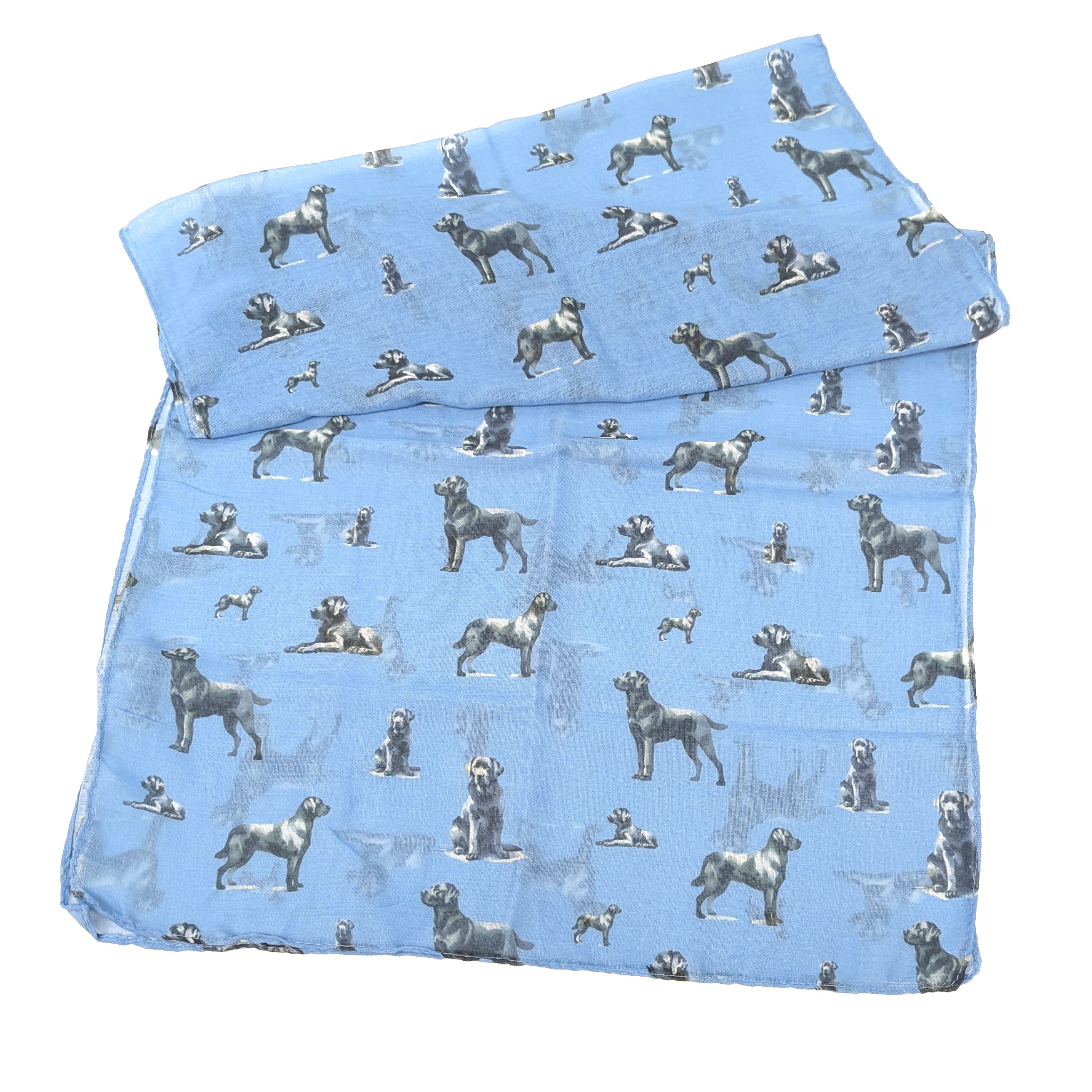 Stylish Denim Dog Scarf (50x180cm) - Fashionable Pet Accessory for Small & Medium Dogs - Perfect for Outdoor Walks & Photo Shoots