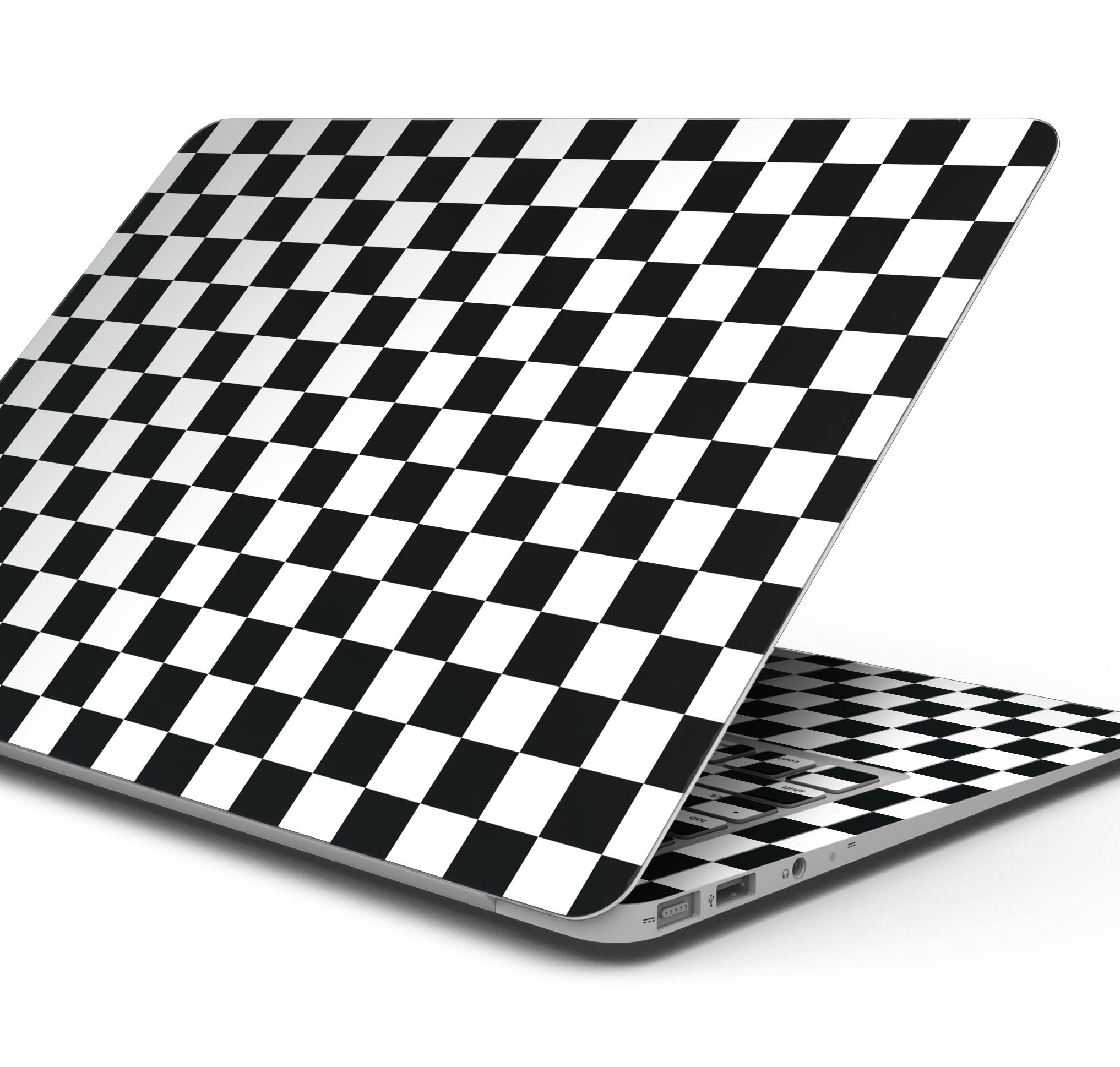 Checkerboard Full-Body Protective Skin Wrap for MacBook Pro 13