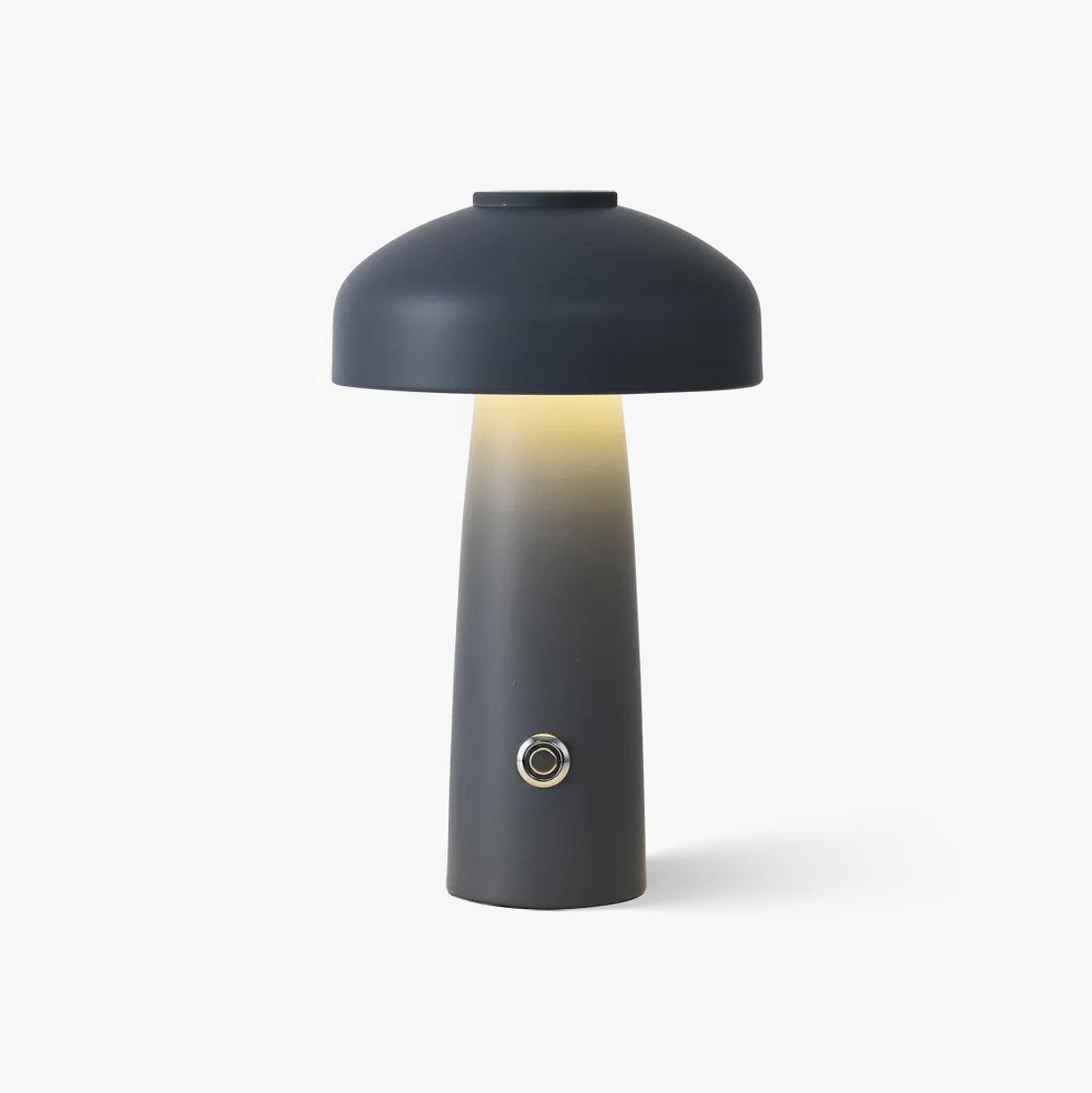 Leon Mushroom Rechargeable LED Table Lamp with Built-in Battery - Perfect for Bedroom, Living Room, and Office Night Light