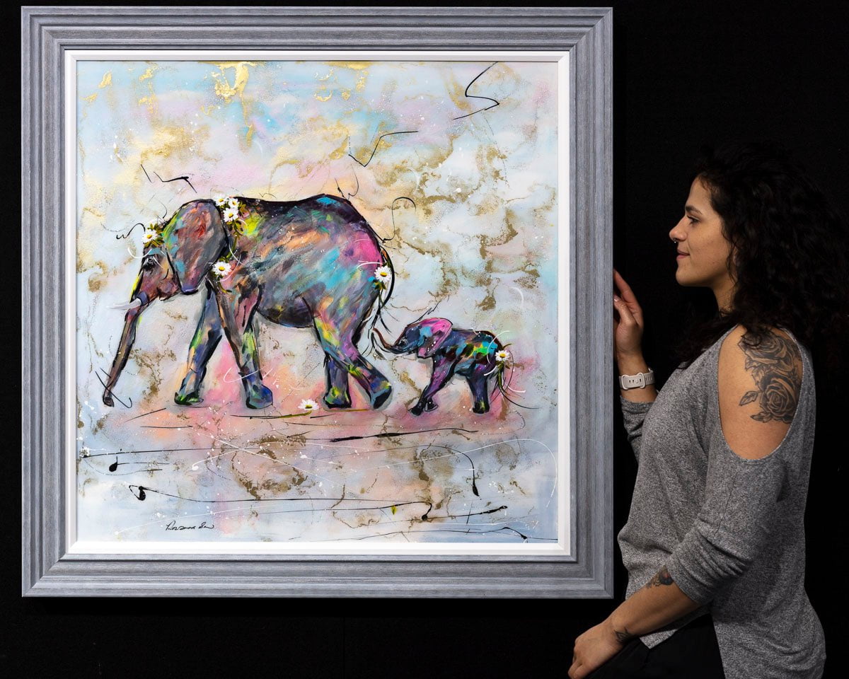 Original 'A Mother's Love is Forever' Art Print - Perfect for Home Decor, Gifts & Nursery Wall Art
