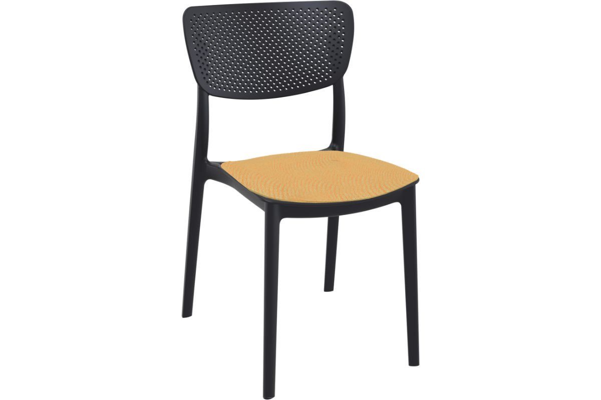 Stackable Lucy Dining Chair - Indoor/Outdoor Use for Restaurants, Cafes, and Home Patios | Durable & Stylish Seating Solution