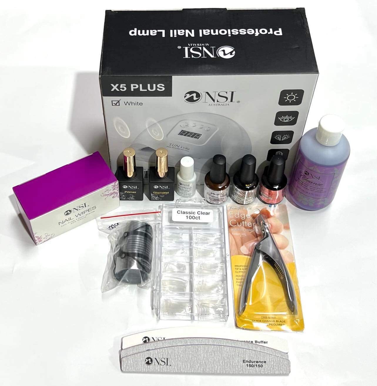 NSI Builder Gel Kit for Nails - Professional Nail Extension & Strengthening Gel - Perfect for DIY Manicures, Salon Use & Nail Art Designs