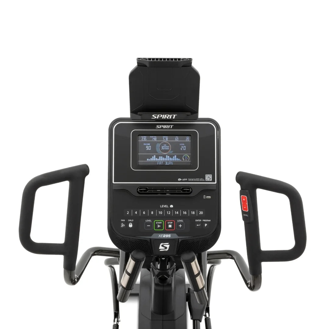 Spirit XE295V2 Elliptical Machine - Low Impact Cardio Trainer for Home Gym, Fitness & Weight Loss - Perfect for Small Spaces & Apartment Workouts