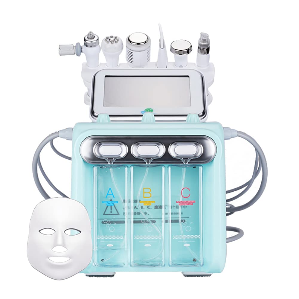 7-in-1 Professional Hydrafacial Machine with Oxygen Concentrator - Hydro Facial Treatment Device for Spa & Skin Care - US Shipped (2nd Gen) - Perfect for Facial Rejuvenation, Acne Treatment & Anti-Aging Therapy