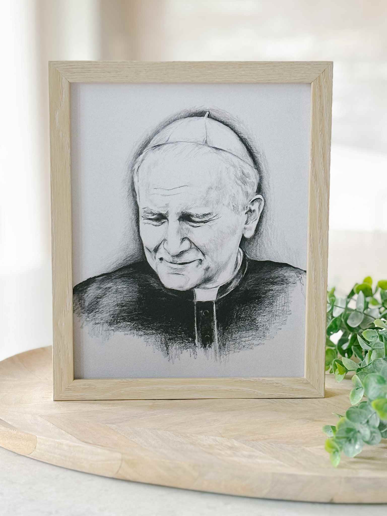 Saint John Paul II Print - Religious Wall Art for Home, Church & Office Decor - Inspirational Catholic Gift