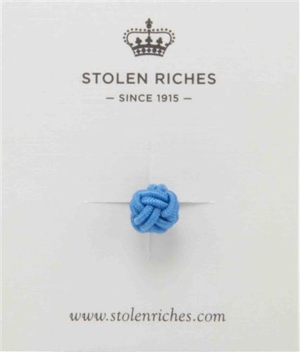 Elegant Crown Lapel Pin - Poona Pink & Bishop Blue - Perfect for Formal Events, Weddings, and Business Attire