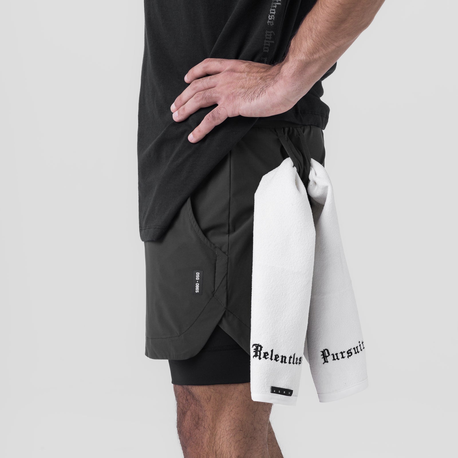 Tetra Lite® 5 Liner Short - Space Grey Wings/Black - Comfortable Men's Running Shorts for Gym & Outdoor Activities