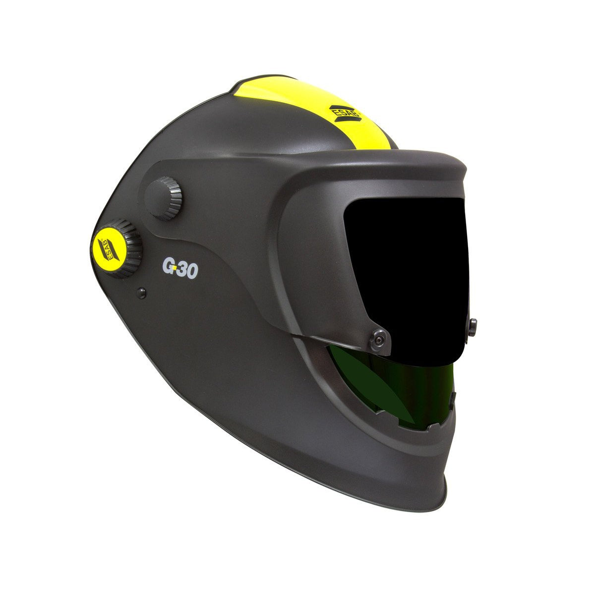 ESAB G30 Flip Front Welding Helmet - Auto Darkening Solar Powered Welder Mask for MIG TIG Arc Welding - Safety Gear for Construction & Metal Fabrication (Use in DIY Projects, Automotive Repair, Industrial Work)