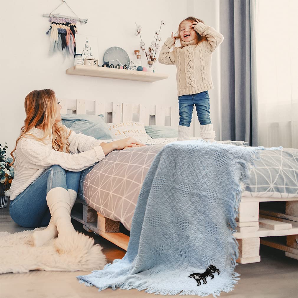 Soft & Cozy Siberian Husky Dog Print Baby Blanket - 100% Cotton Nursery Bedding for Boys & Girls | Perfect for Cribs, Strollers & Snuggling