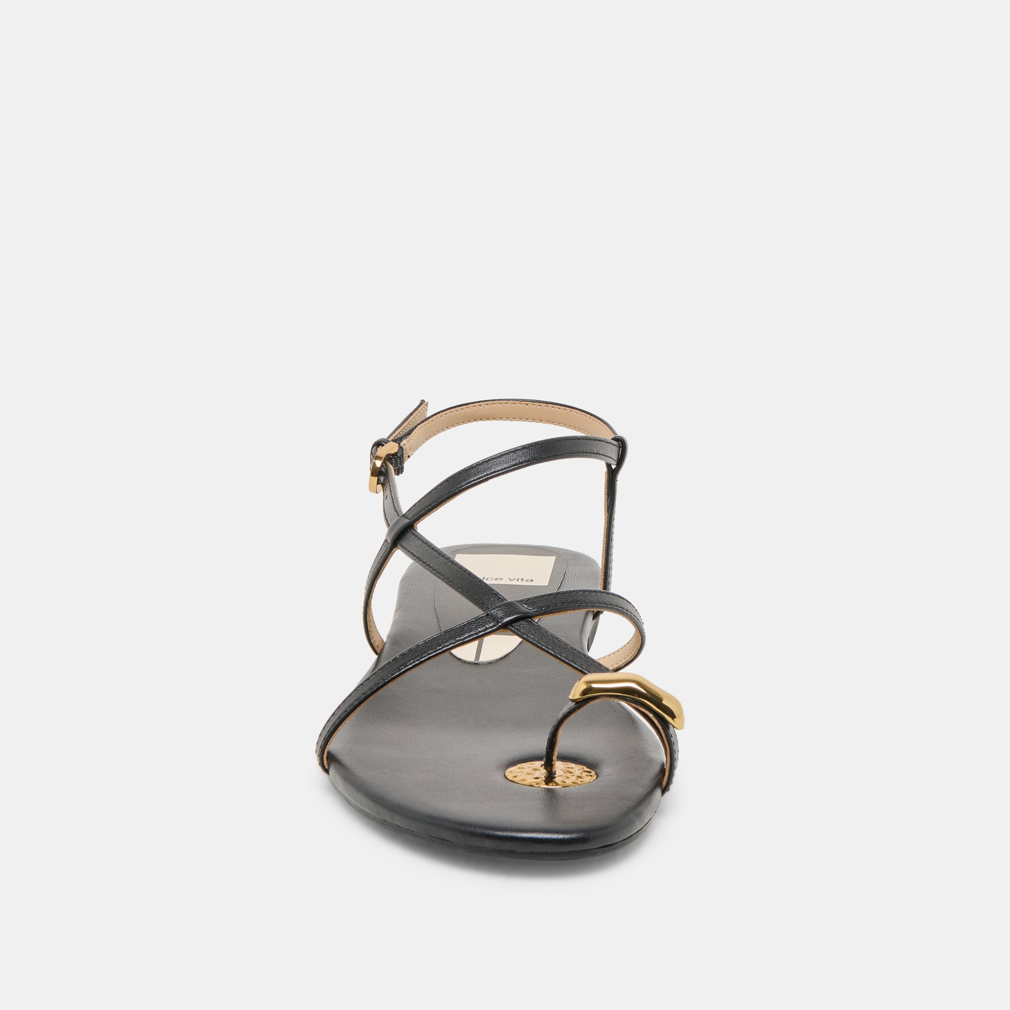 KESHA Women's Black Leather Sandals - Comfortable & Stylish for Summer, Beach, and Casual Outings