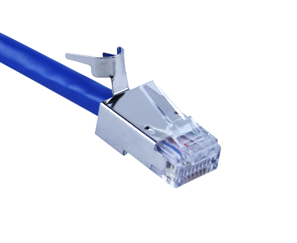 Premium CAT6A/CAT7 Shielded RJ45 Ethernet Connector - Under 8mm OD for High-Speed Networking, Gaming & Data Centers