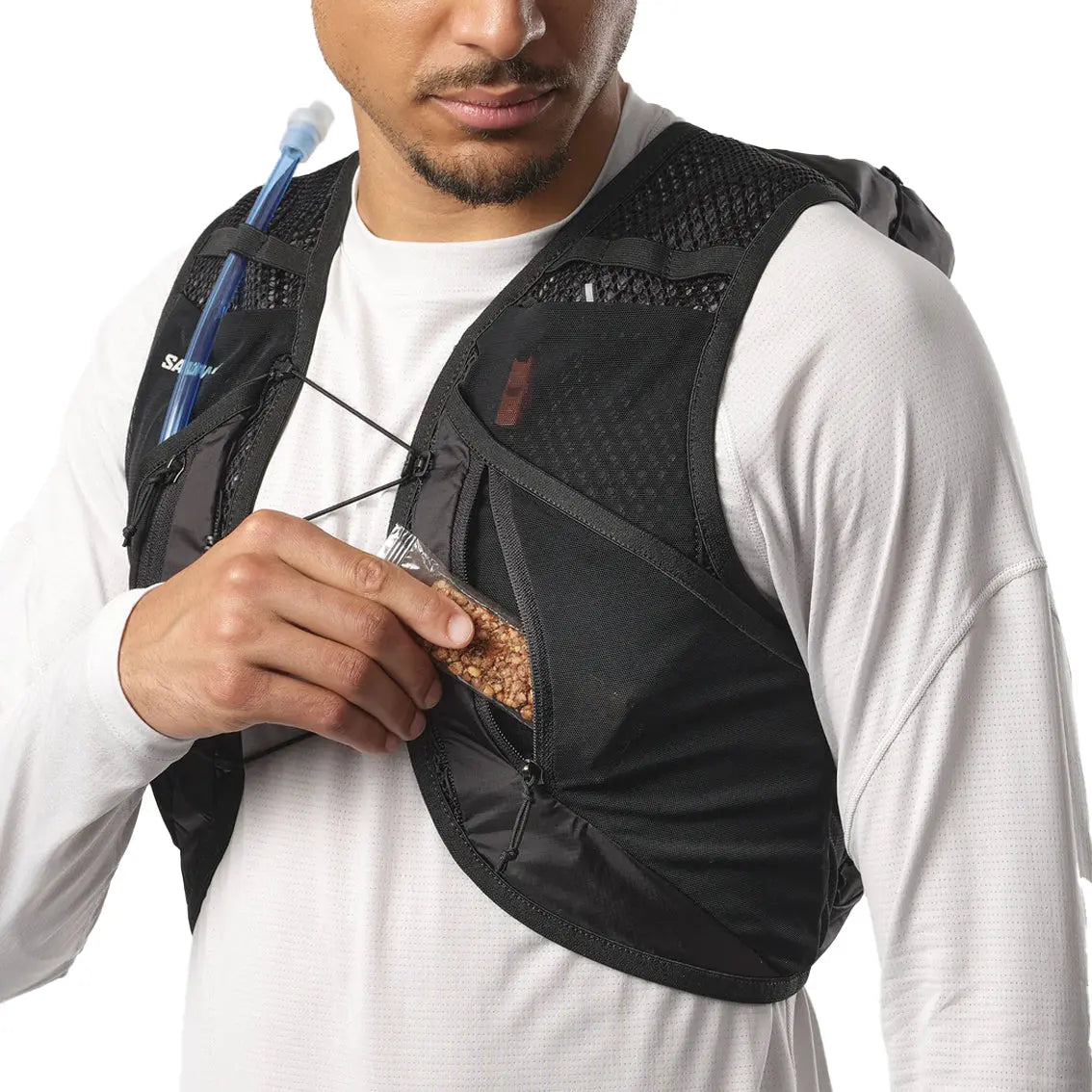Unisex Salomon Active Skin 12 Hydration Vest with Water Reservoir - Lightweight Running Pack for Trail Runners, Hikers & Outdoor Enthusiasts