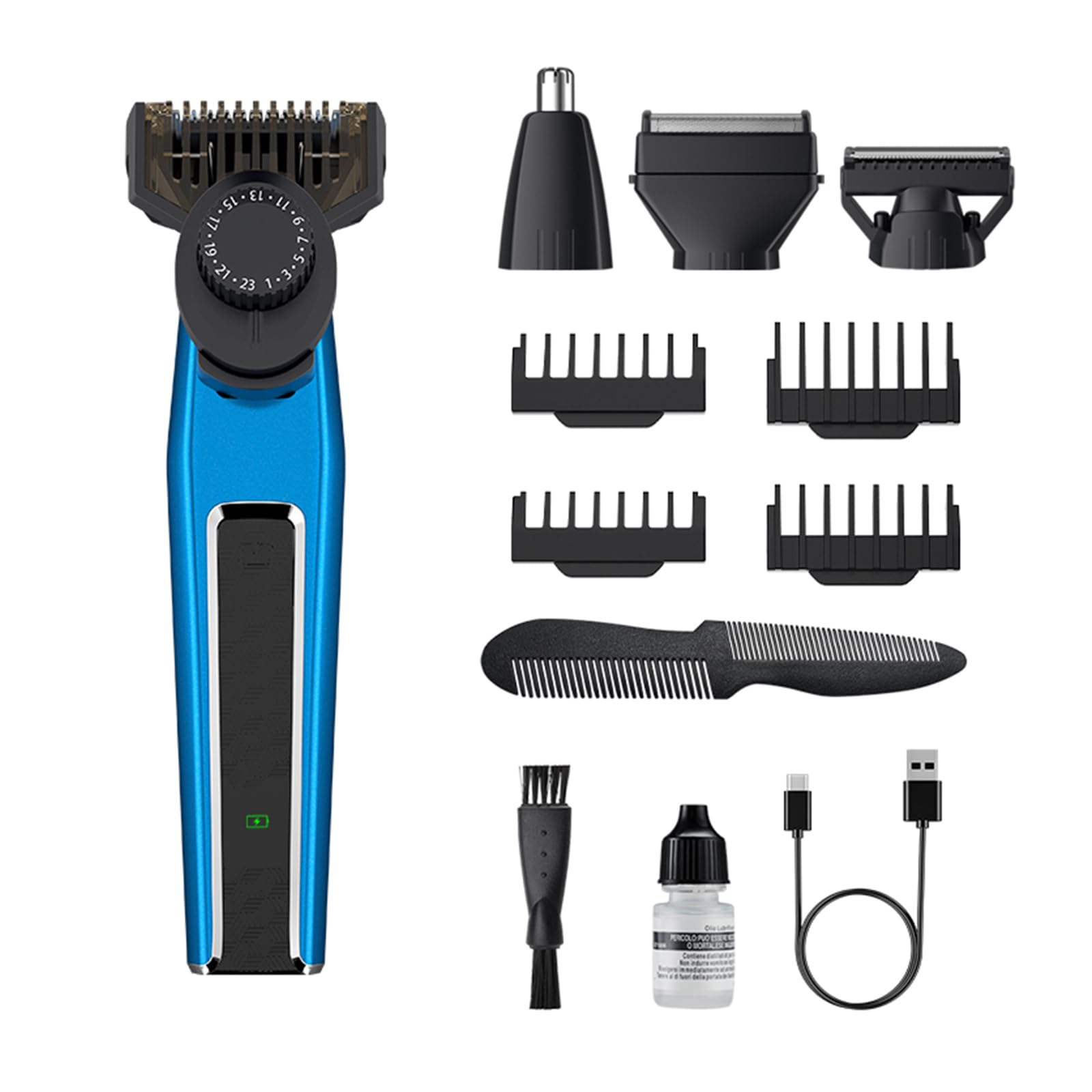 Electric Nose Hair Trimmer - USB Rechargeable Grooming Tool for Men | Painless Nose & Ear Hair Removal | Perfect for Travel, Home & Office Use