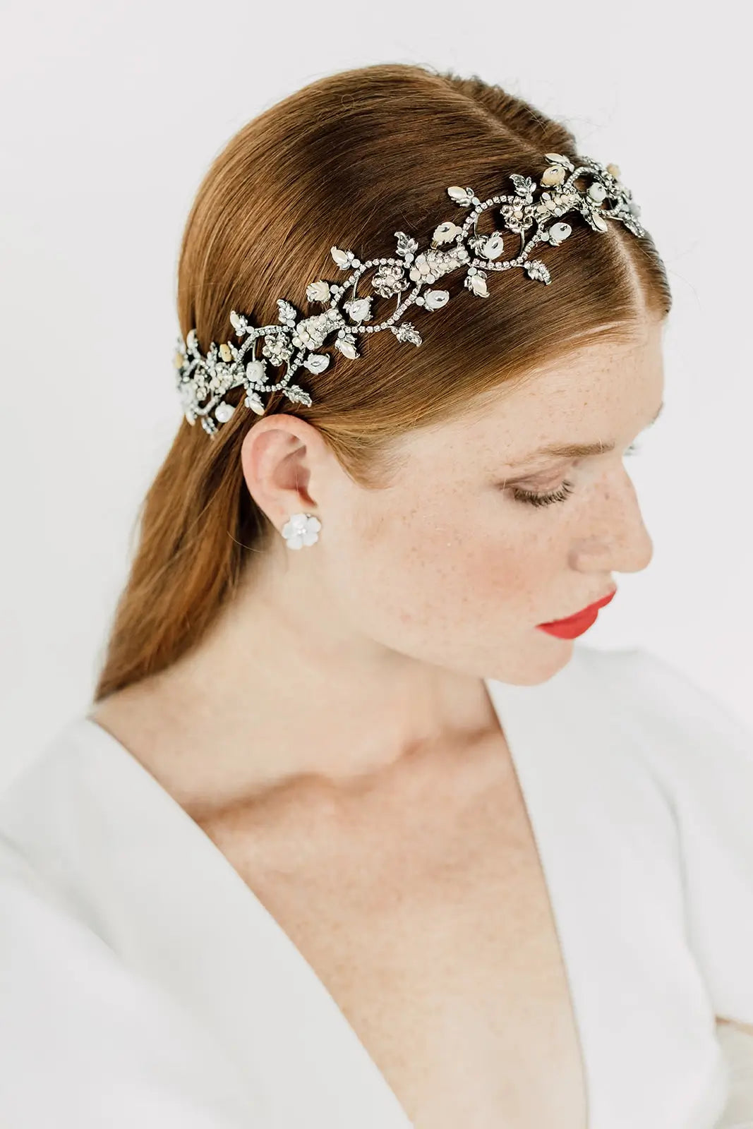 Mackenzie Halo Hair Clip - Elegant Rhinestone Hair Accessories for Women & Girls | Perfect for Weddings, Parties & Everyday Wear
