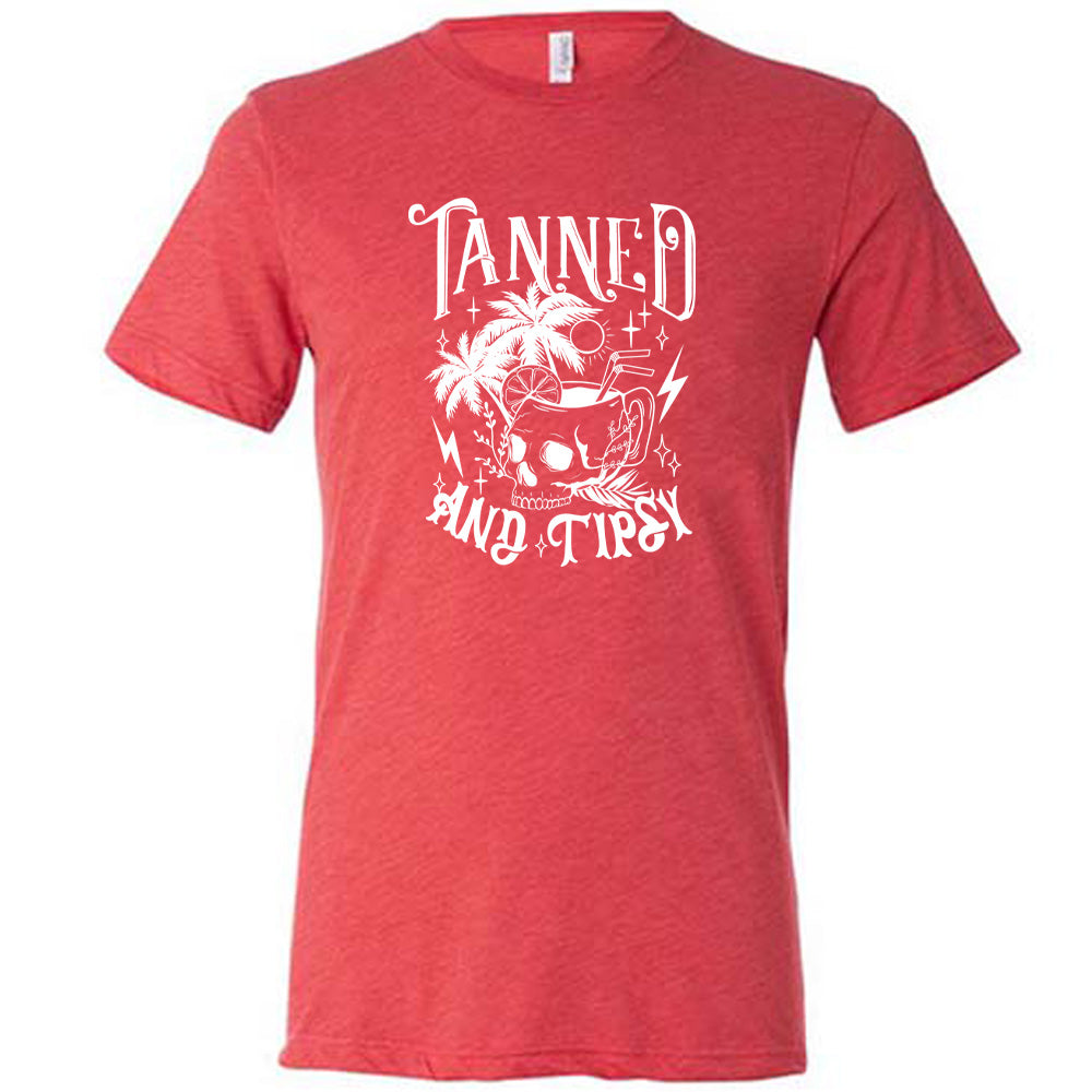 Tanned and Tipsy Unisex T-Shirt - Casual Summer Beach Party Outfit for Men & Women