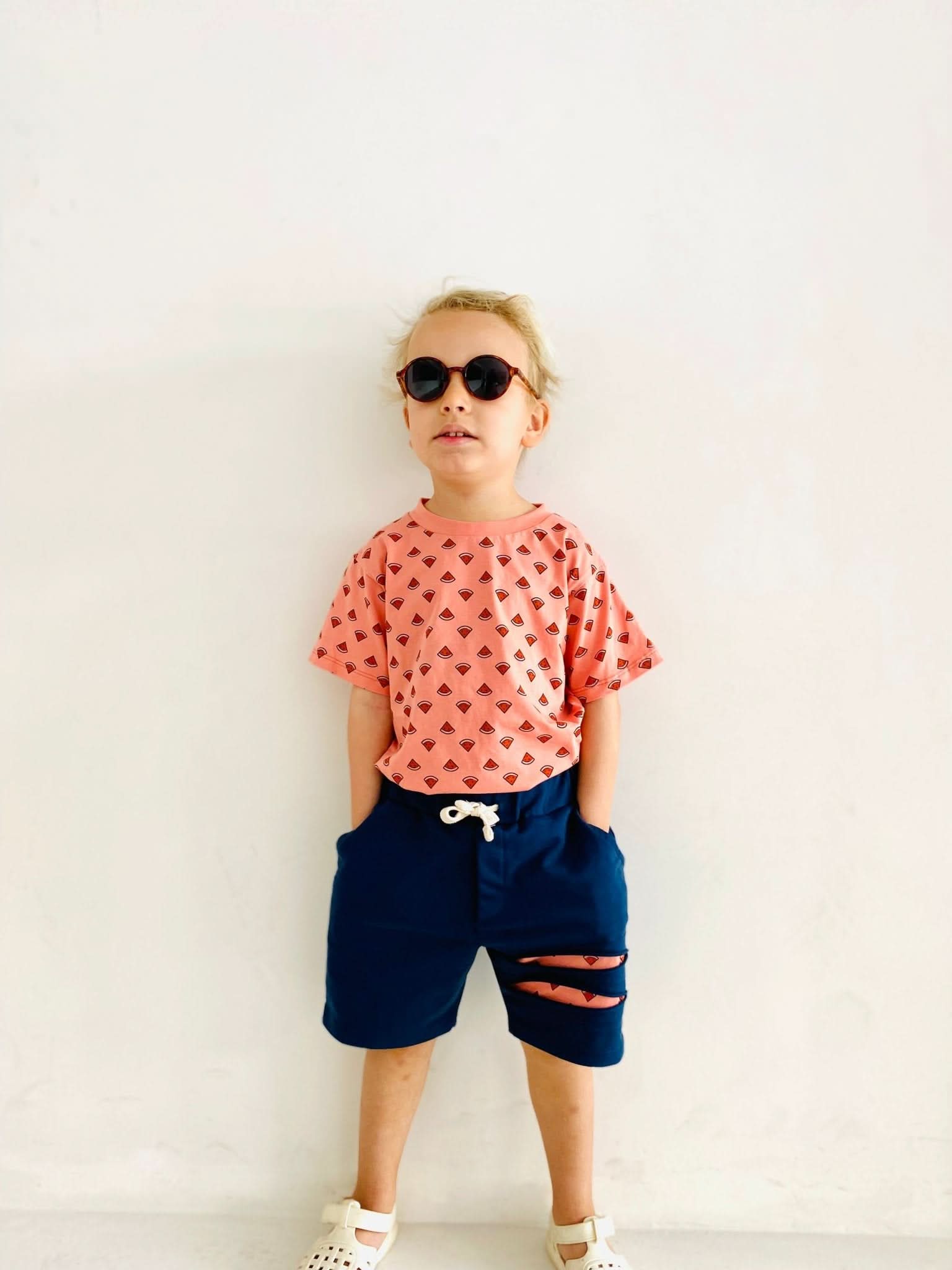 Kids Watermelon Print Shorts Set - Cute Summer Outfit for Boys & Girls - Perfect for Beach, Pool, and Playtime