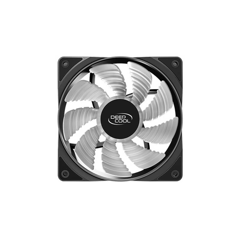 Deepcool RF120 FS RGB 120mm PC Cooling Fan - 3 Pack with Vibrant RGB Lighting for Gaming Rigs, PC Cases & Computer Builds - Perfect for Enhanced Airflow & Stunning Aesthetics