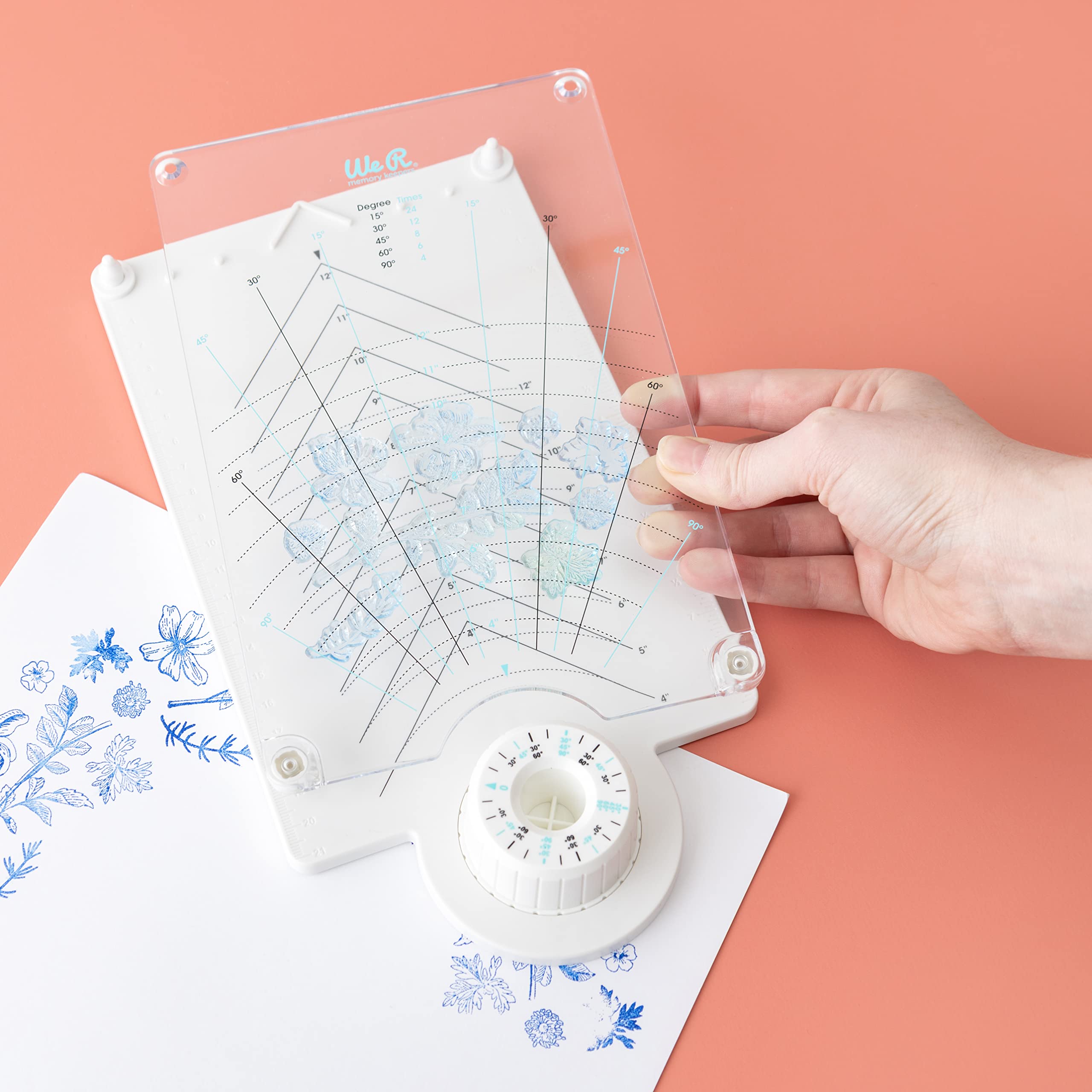 We R Memory Keepers Rotating Precision Press - Professional Stamping Tool for Scrapbooking, Card Making & DIY Crafts | Perfect for Paper Crafting, Embossing & Detailed Stamping Projects