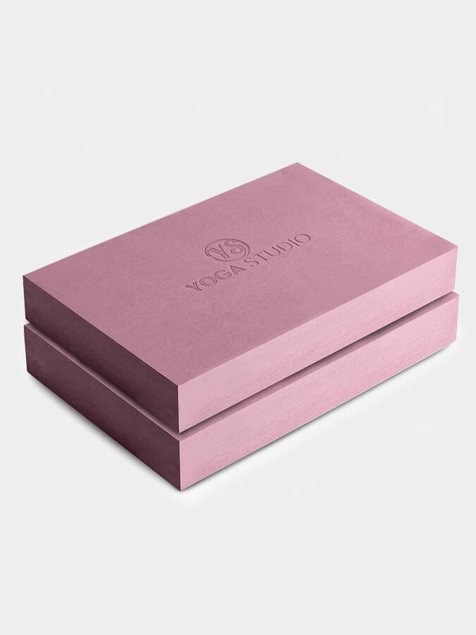 Premium EVA Yoga Blocks Twin Pack - Non-Slip, High Density Foam for Yoga, Pilates & Fitness - Ideal for Home, Studio & Travel Use