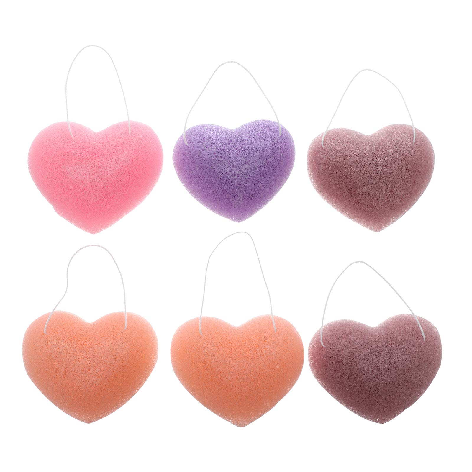 6PCS Makeup Sponges for Face - Soft Blending & Exfoliating Beauty Sponge Set for Foundation, Powder & Cleansing - Perfect for Daily Makeup & Skincare Routine