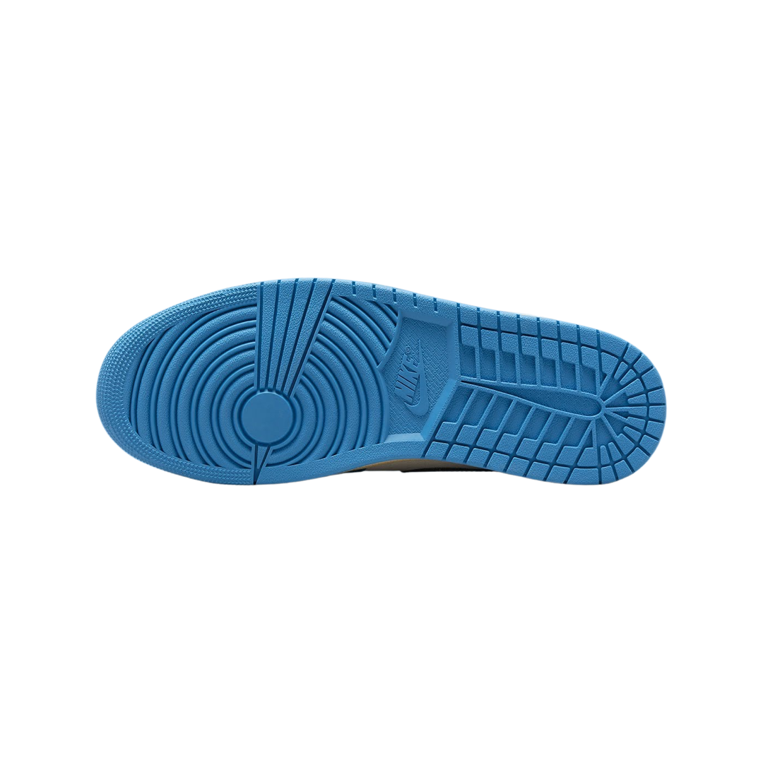 Air Jordan 1 Low SE UNC Grey Dutch Blue Smoke Grey Sail - Men's Basketball Shoes for Casual Wear & Street Style