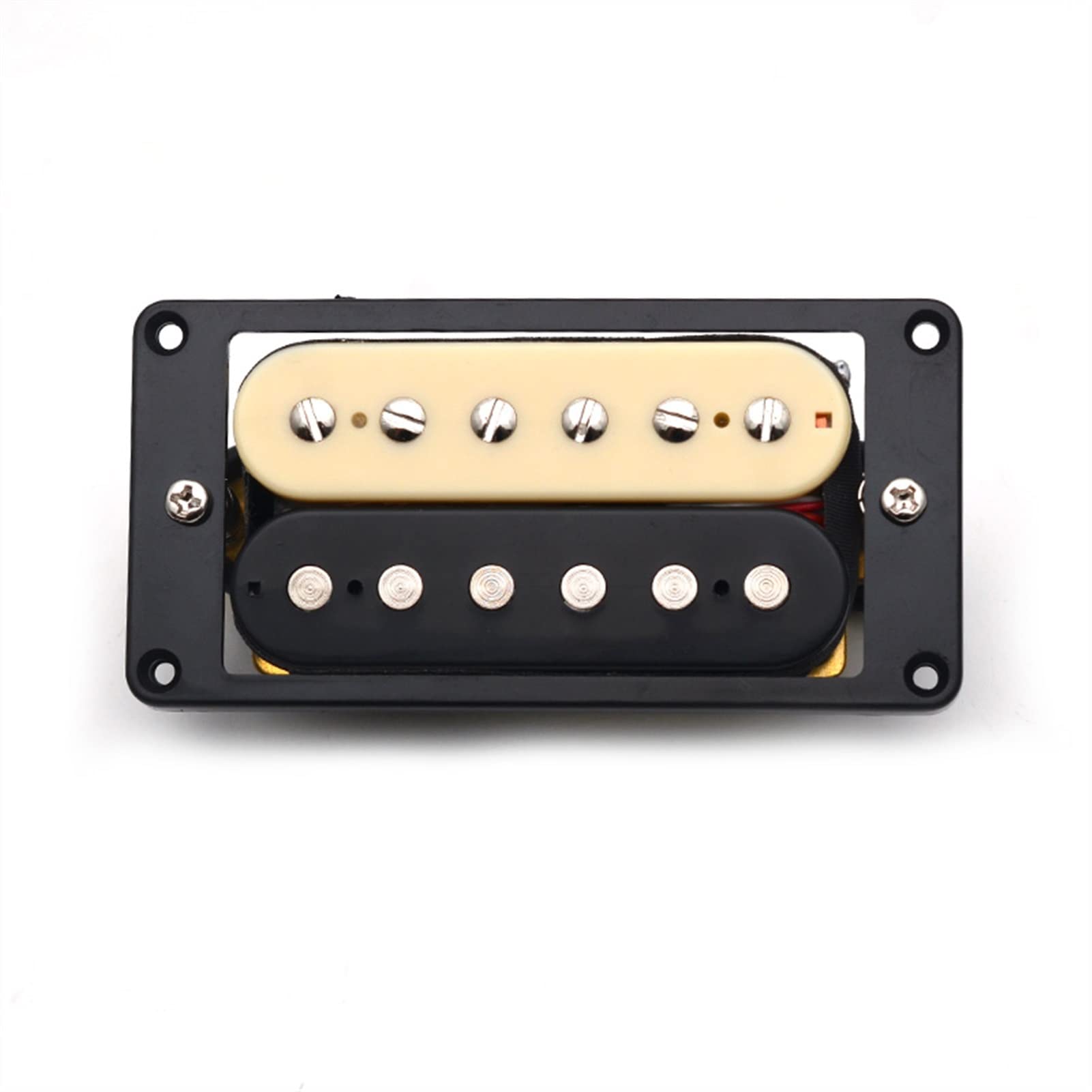 Zebra Humbucker Pickup - Double Coil Electric Guitar Pickup with Mounting Frame - Perfect for Rock, Blues & Metal Performances