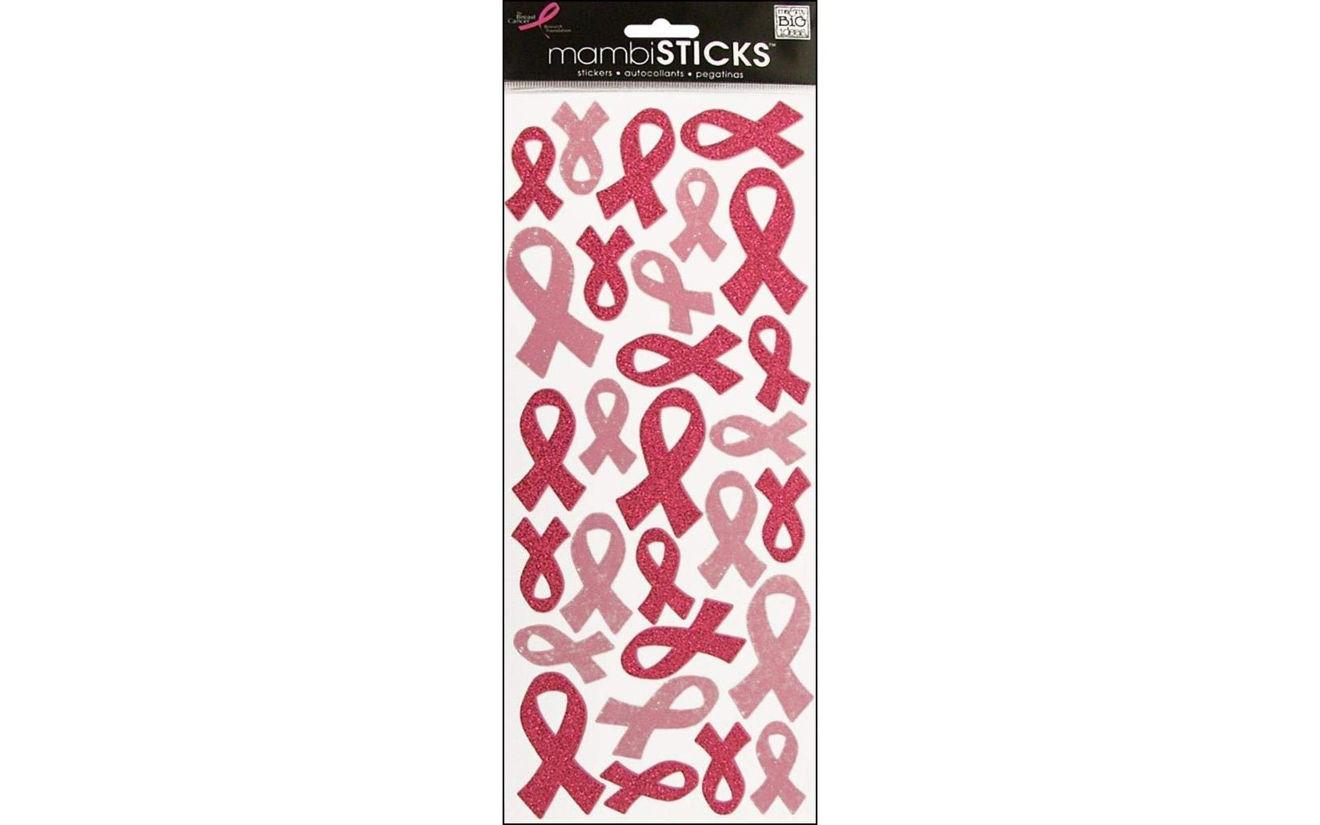 Pink Ribbon Stickers - Breast Cancer Awareness Decals for Laptops, Water Bottles & Notebooks - Waterproof & Durable Vinyl