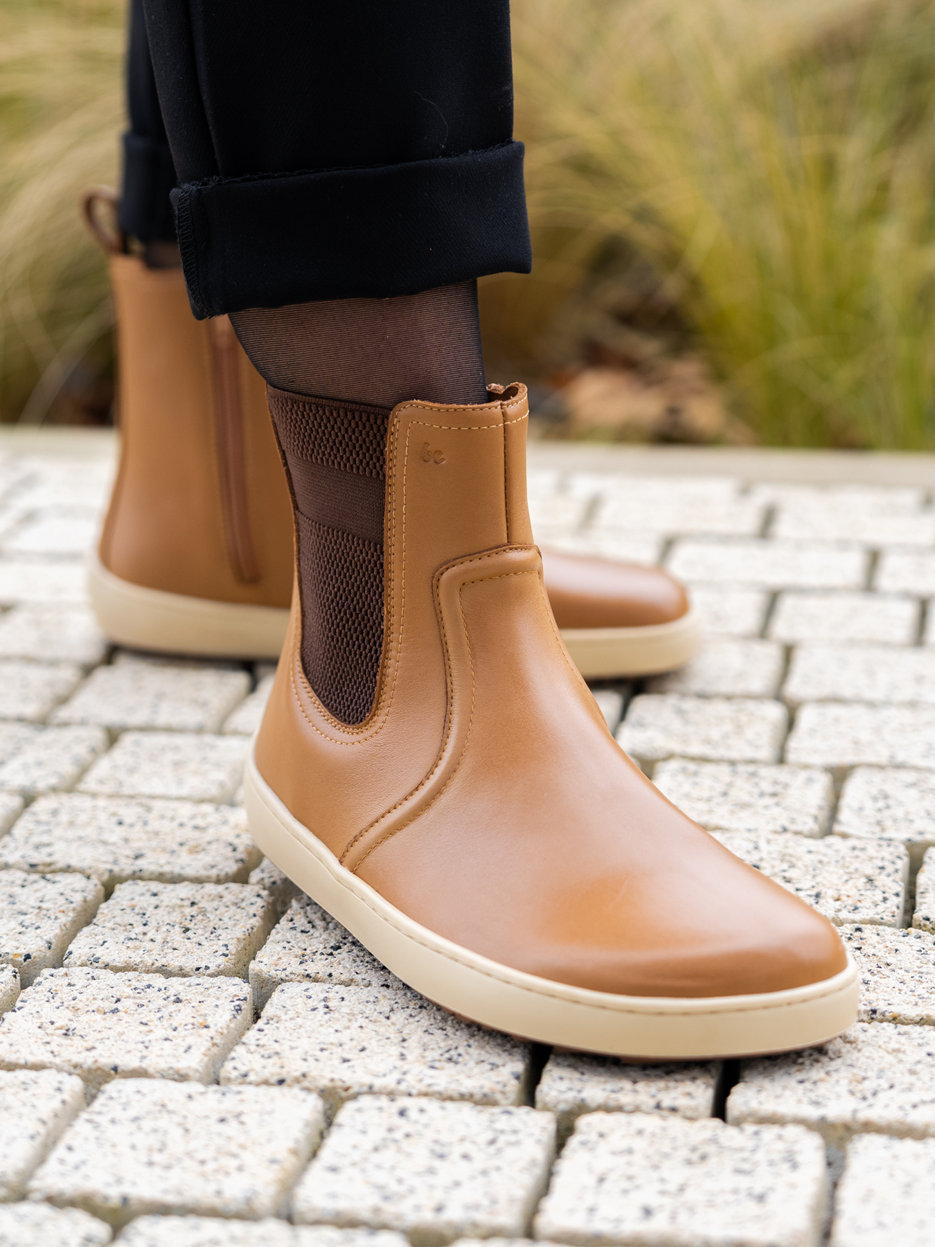 Barefoot Boots Be Lenka Allure Light Cognac - Comfortable Minimalist Shoes for Women | Perfect for Hiking, Travel & Everyday Wear