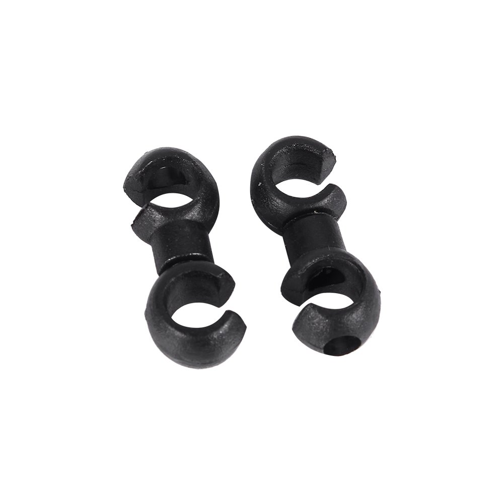 10pcs Black Cycling S-Clips for Brake Cable & Gear Housing - Bike Maintenance