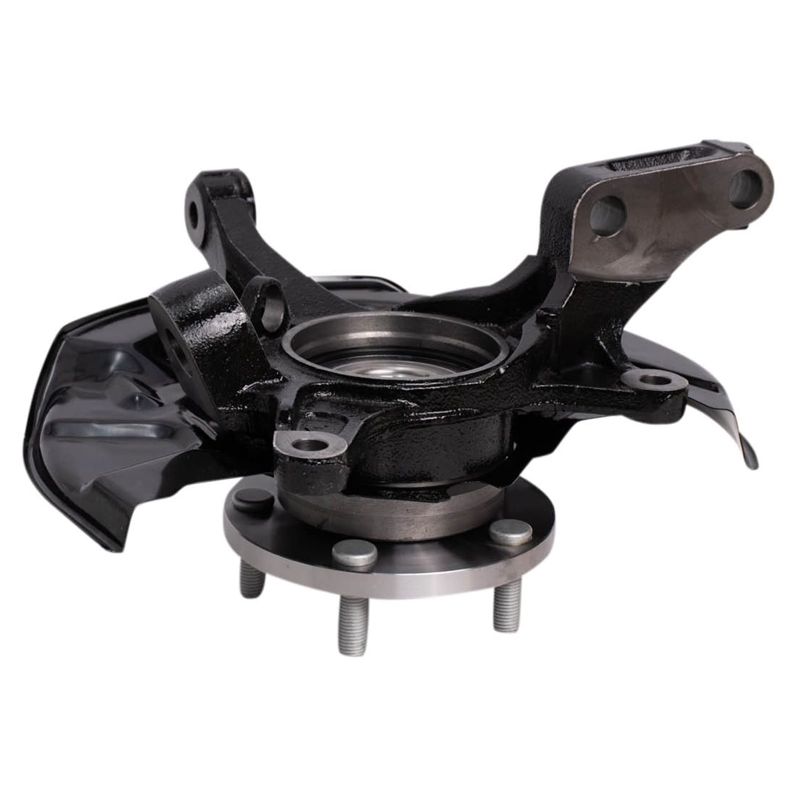 TRQ Complete Wheel Hub Bearing & Steering Knuckle Assembly - Left Driver Side for 1997-2001 Toyota Camry 3.0L V6 - Front Wheel Replacement Part for Smooth Ride & Enhanced Safety