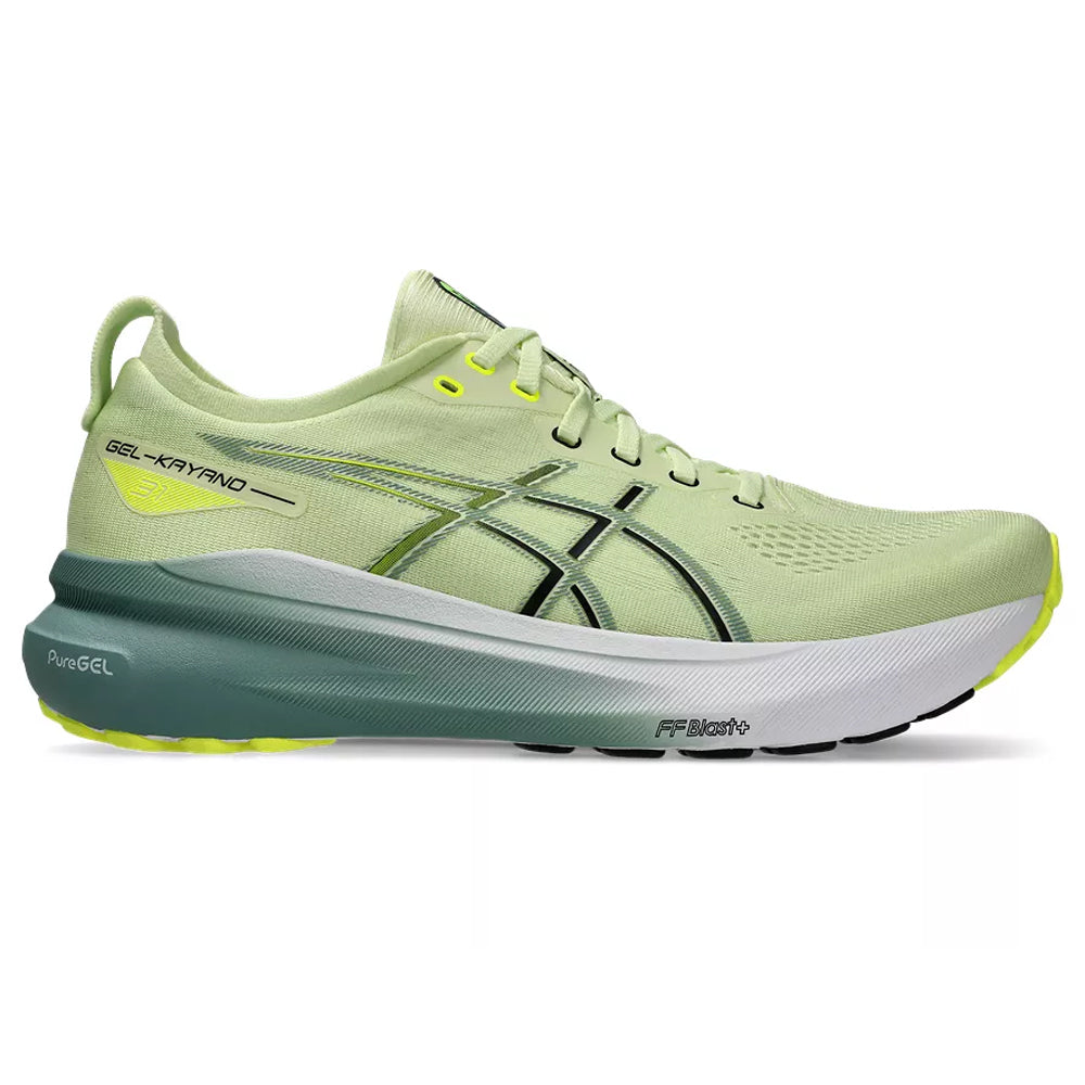 ASICS Men's Gel-Kayano 31 Running Shoes - Wide Width 2E - Cool Matcha/Celadon Color - Stability & Cushion for Long Distance Running, Jogging, Gym Workouts