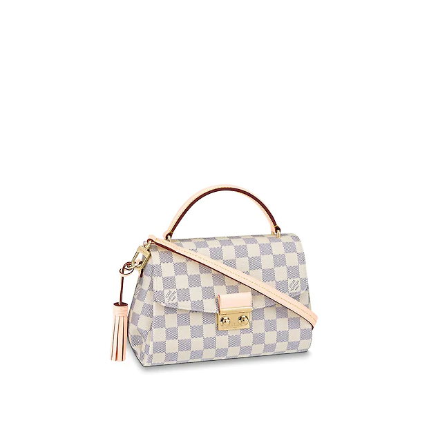 Louis Vuitton Croisette Damier Azur Canvas Crossbody Bag - Stylish & Lightweight for Women | Perfect for Work, Travel & Everyday Use