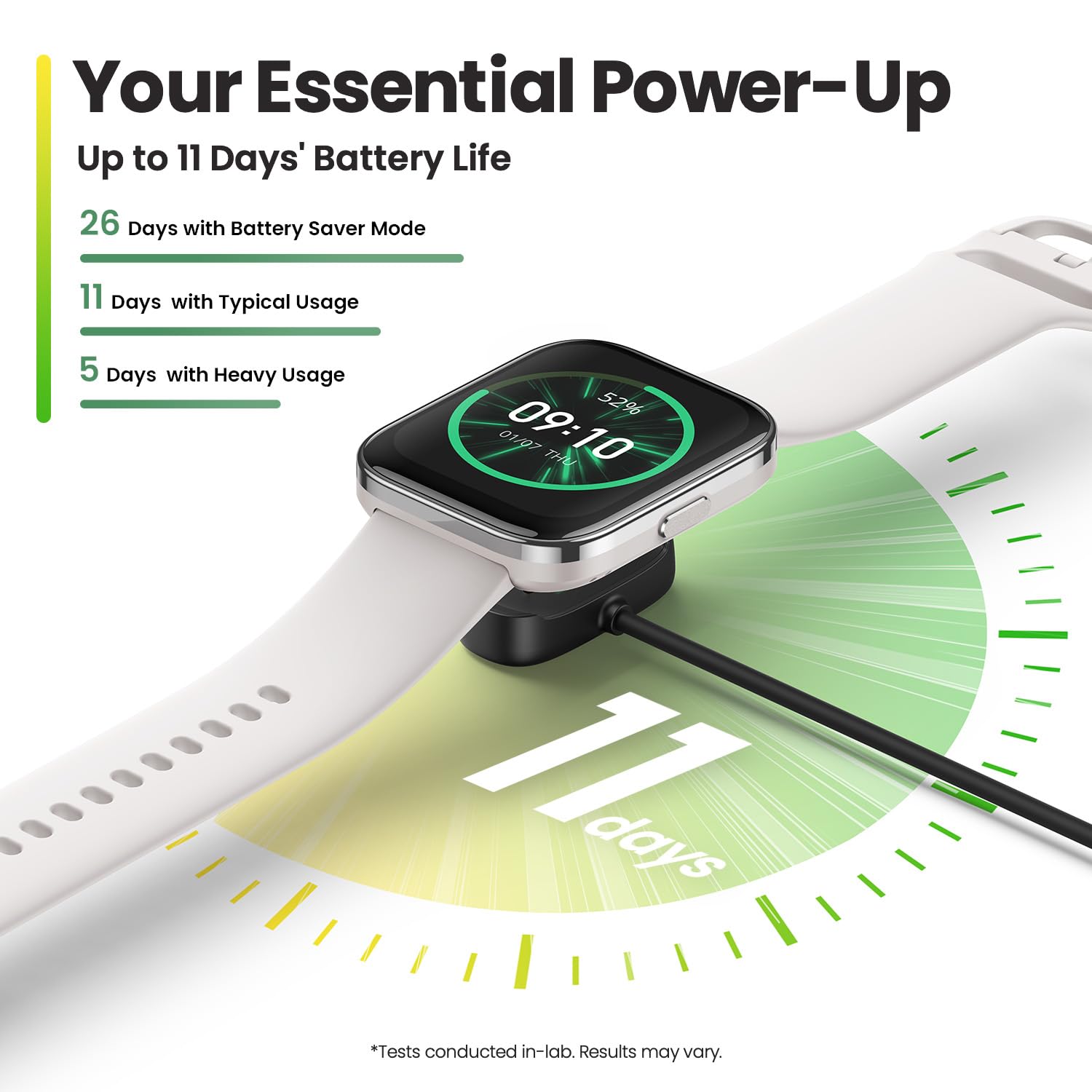 Amazfit Bip 5 Unity Smart Watch for Men & Women - 46mm Large Screen, 11-Day Battery Life, 120+ Sports Modes Fitness Tracker with Heart Rate & Sleep Monitor - Compatible with Android & iPhone (Gray) - Perfect for Running, Swimming & Daily Health Tracking