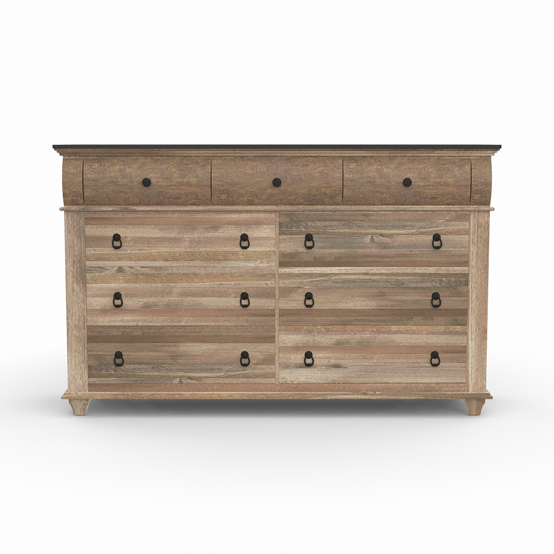Bartlett Island Dresser - Stylish Wooden Chest of Drawers for Bedroom & Living Room Storage | Perfect for Organizing Clothes, Linens & Home Decor