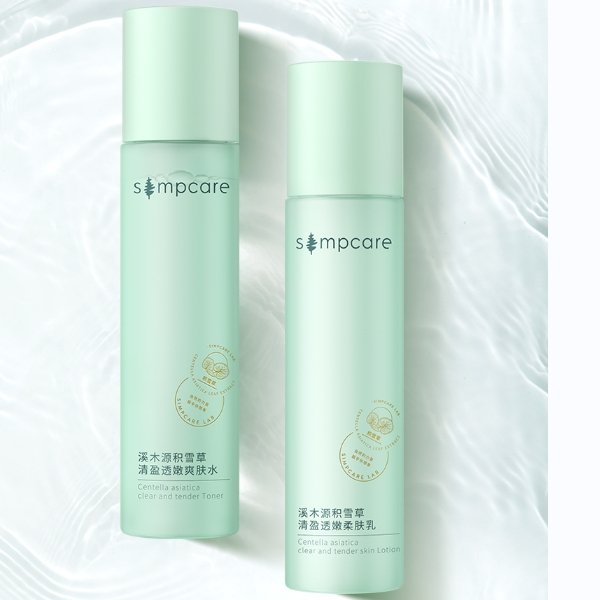 SIMPCARE Centella Asiatica Clear & Tender Facial Toner for Acne-Prone & Sensitive Skin | Hydrating & Soothing Korean Skincare | Perfect for Daily Use & Post-Workout Refreshment