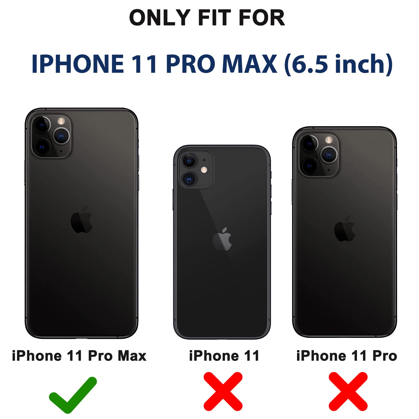 **Military Grade Shockproof iPhone 11 Pro Max Case with Belt Clip Holster – 2 Pack Screen Protectors Included | Heavy Duty Full Body Protection, Rugged Cover (Orange) – Perfect for Outdoor, Construction & Active Lifestyles**