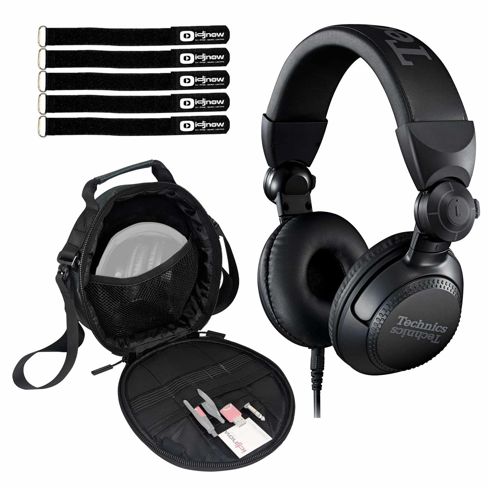 Technics EAH-DJ1200 Pro Professional On-Ear Wired DJ Headphones with Swivel-Mounted Earcups & Carrying Case - Perfect for DJing, Studio Recording & Live Performances