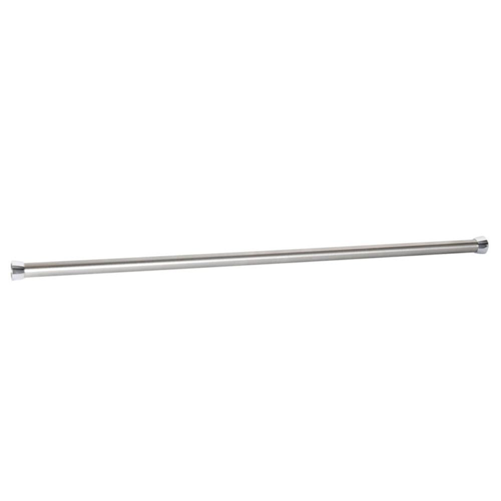 Bobrick B207 Concealed Mount Shower Curtain Rod - Satin Finish for Bathroom & Shower Enclosure - Rust-Resistant, Easy Installation, Space-Saving Design