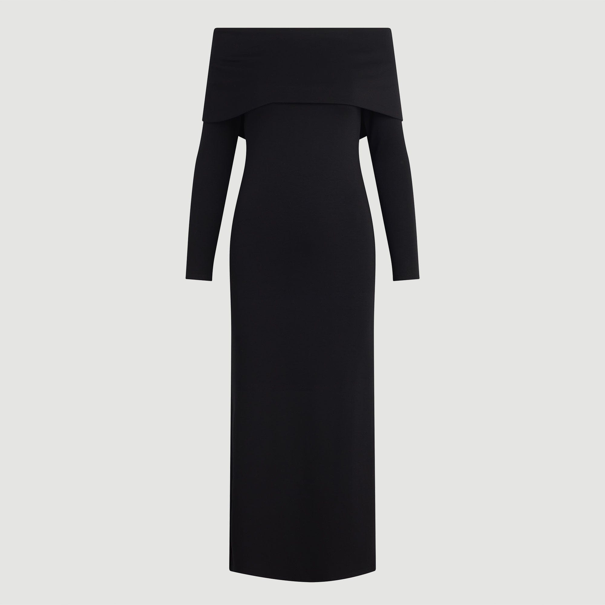 Morgan Split Foldover Jersey Dress for Women - Petite Size, Comfortable Stretchy Fabric, Casual & Party Wear - Perfect for Work, Date Night & Weekend Outings
