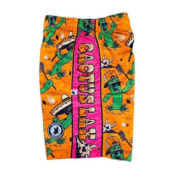 Boys Cactus Lacrosse Shorts - Breathable & Lightweight Athletic Shorts for Youth Sports & Training - Perfect for Lacrosse, Running, and Gym Workouts