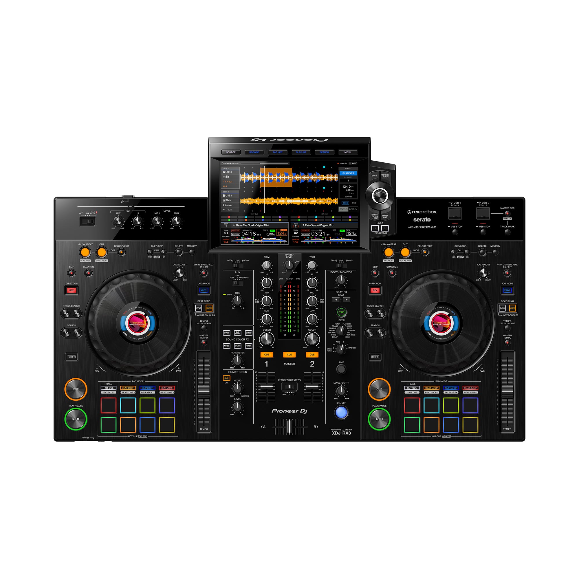 Pioneer DJ XDJ RX3 2-Channel All-in-One DJ System for Professional Mixing & Performance - Perfect for Clubs, Parties & Live Events